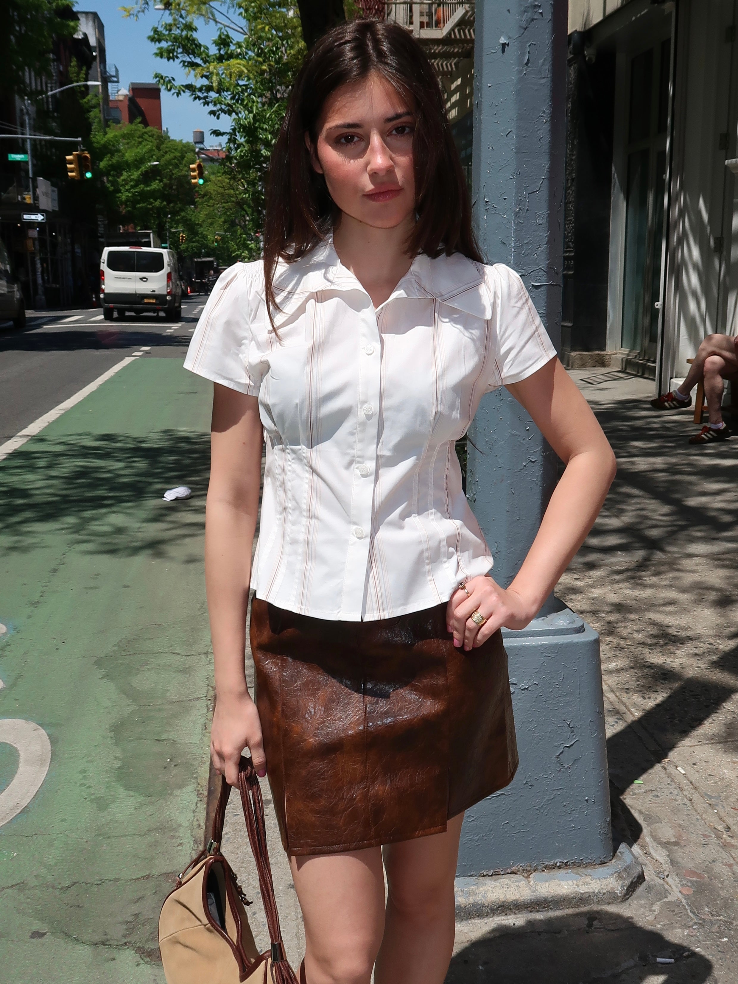 Arlie White Short Sleeve Shirt