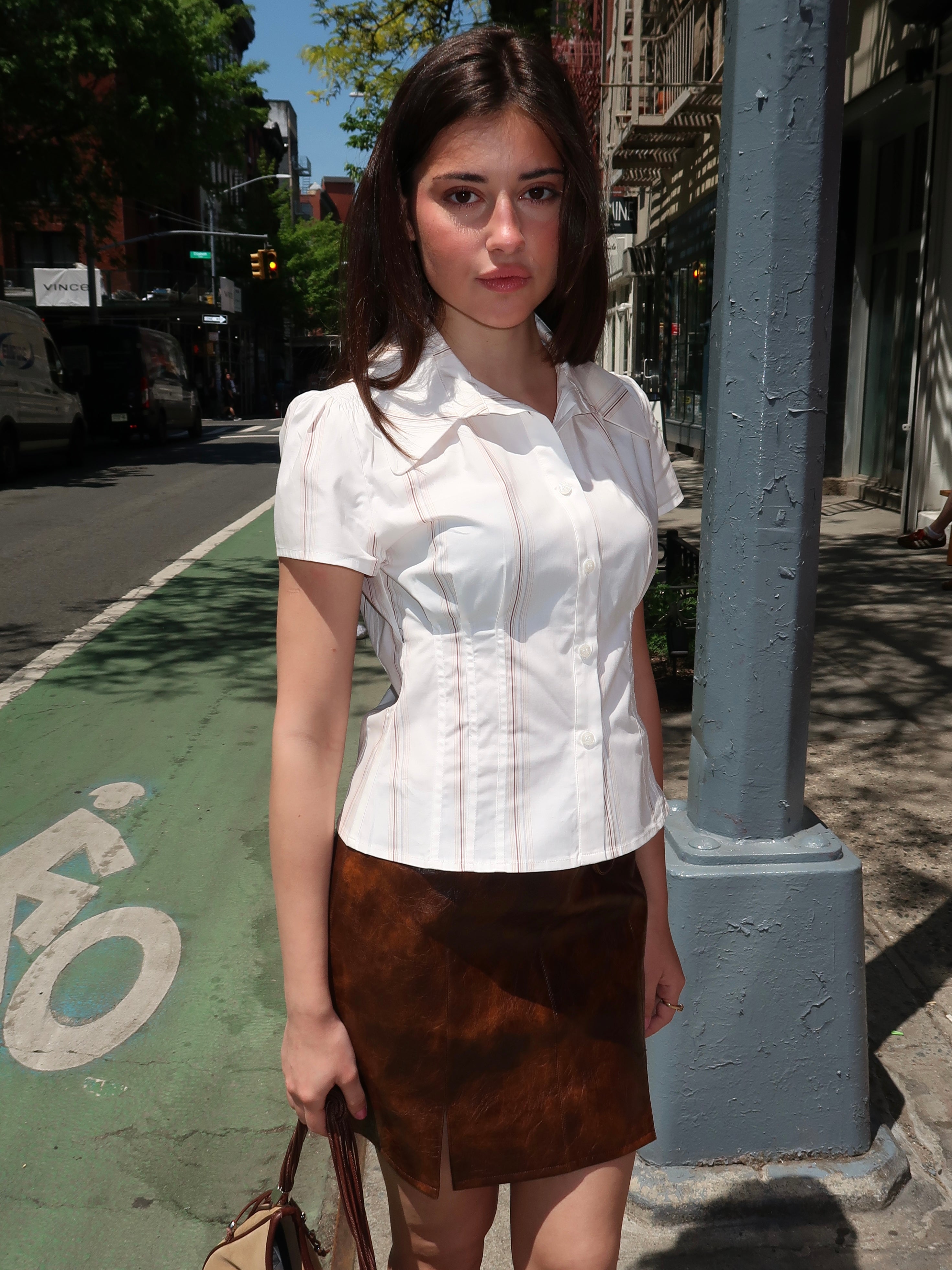 Arlie White Short Sleeve Shirt