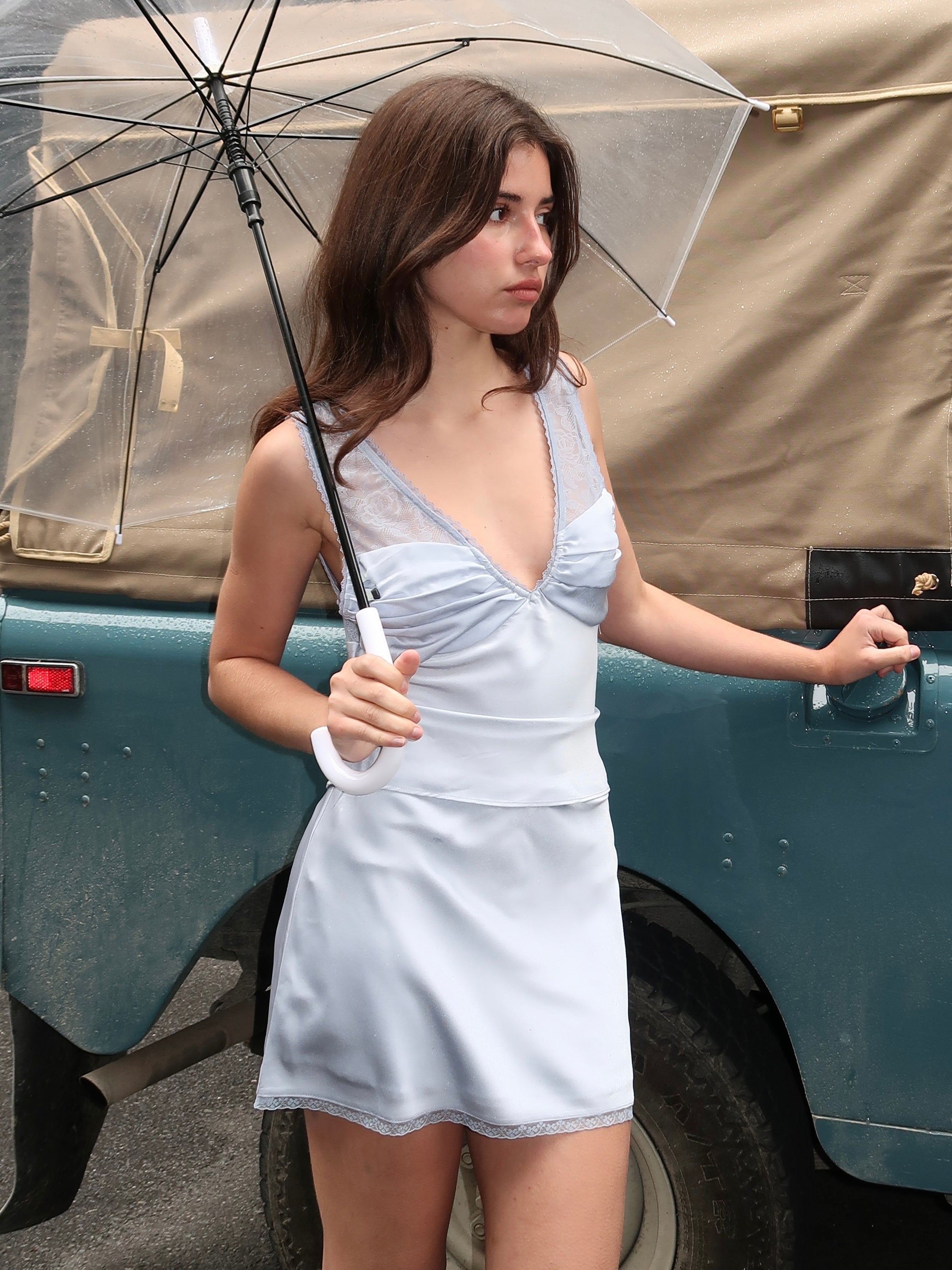 Khadari Top in Pale Blue