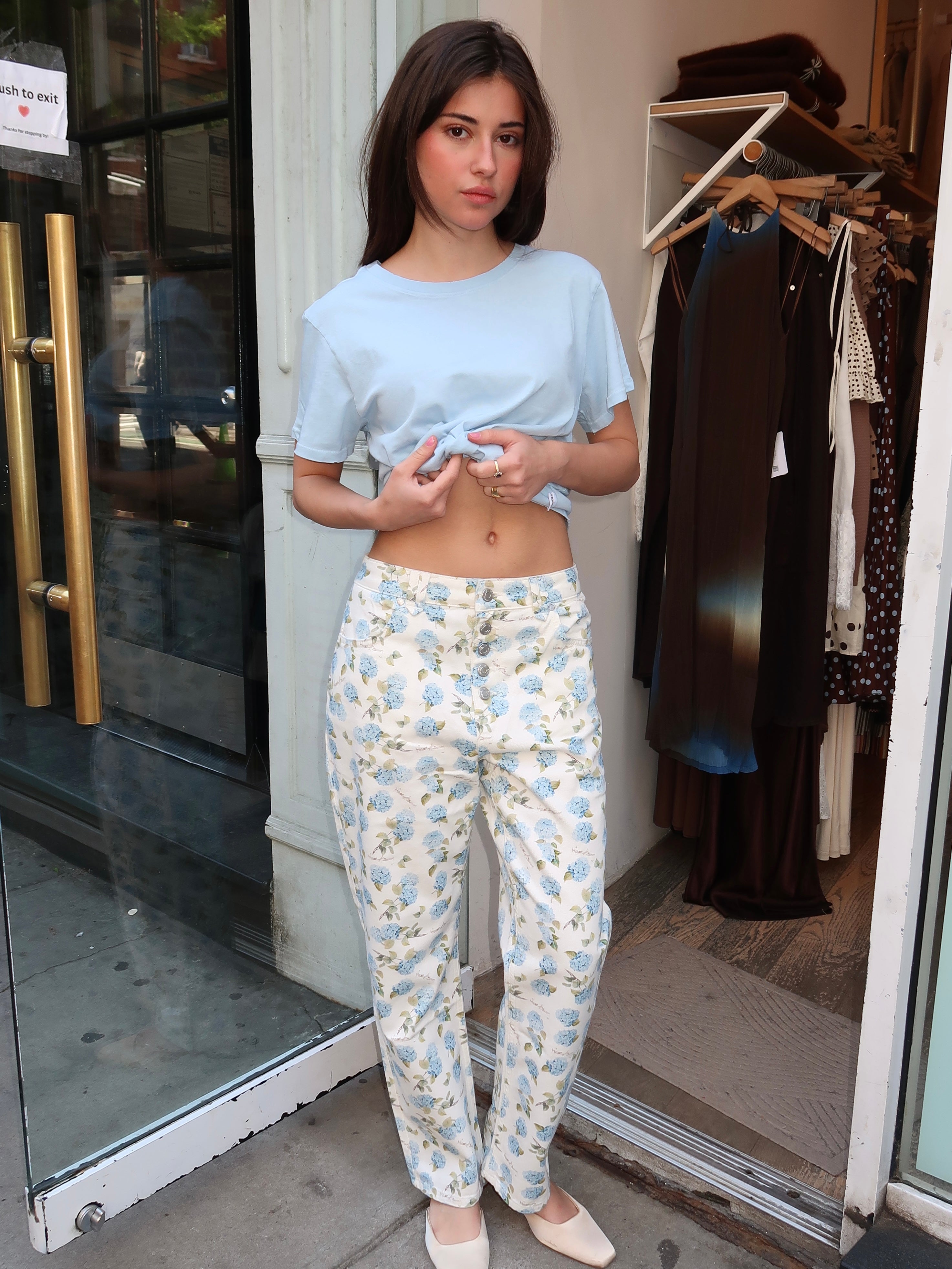 Hydrangea Jessie Denim in Soft Blue