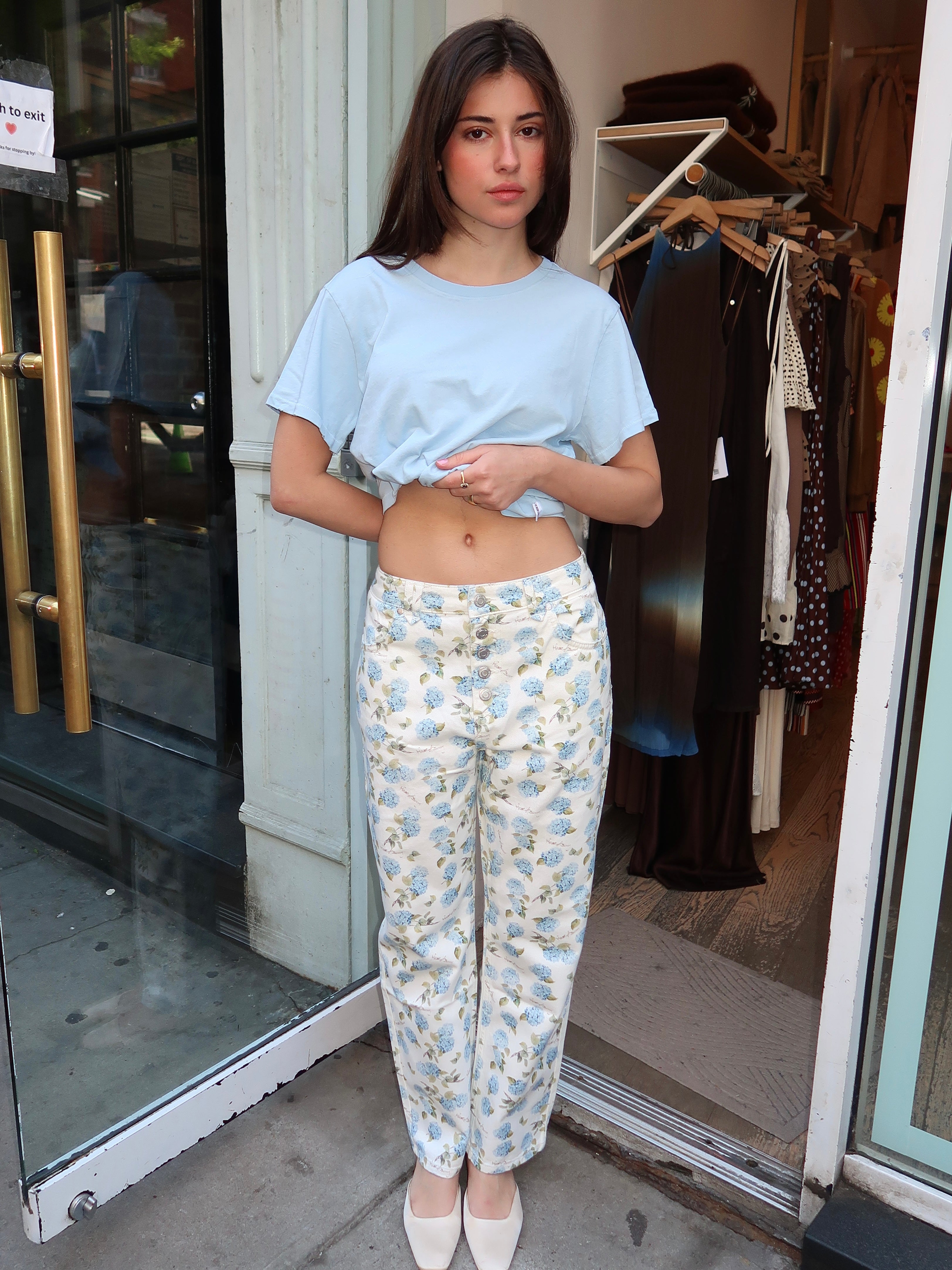 Hydrangea Jessie Denim in Soft Blue