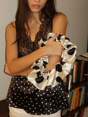 Mini Shirley Bag in Black Dots