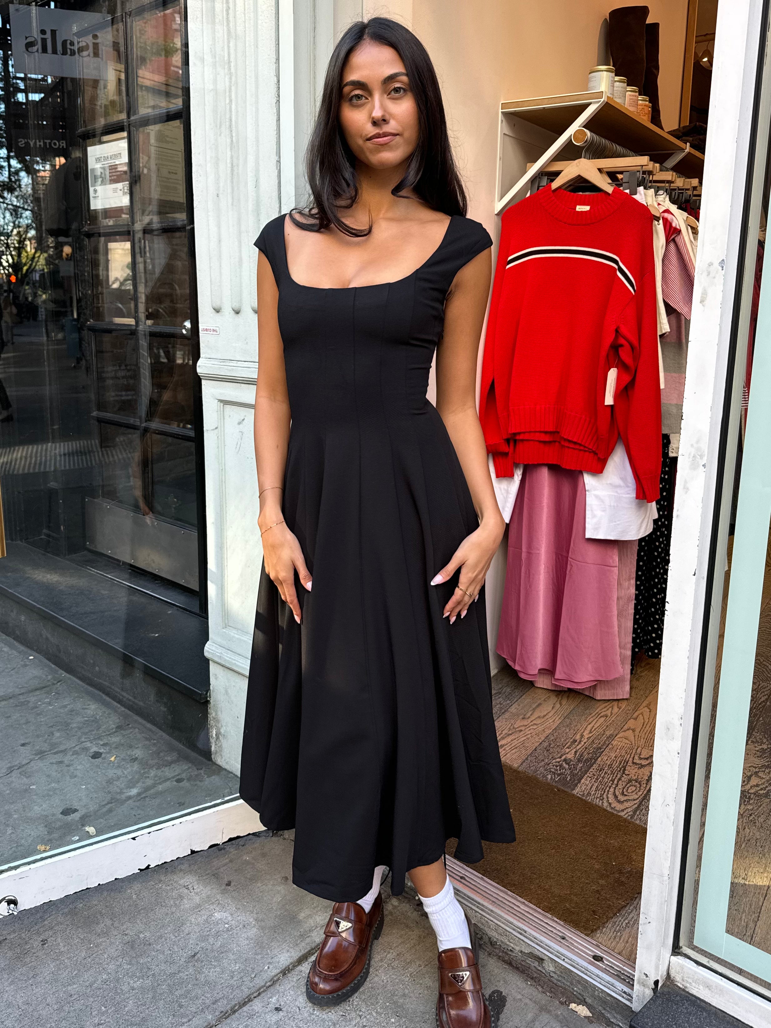 Leila Dress in Black Isalis Leila Dress in Black Isalis