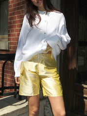 Taffeta Board Short in Butter