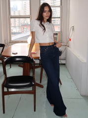 Izzy Mid Rise Wide Leg in Tristesse