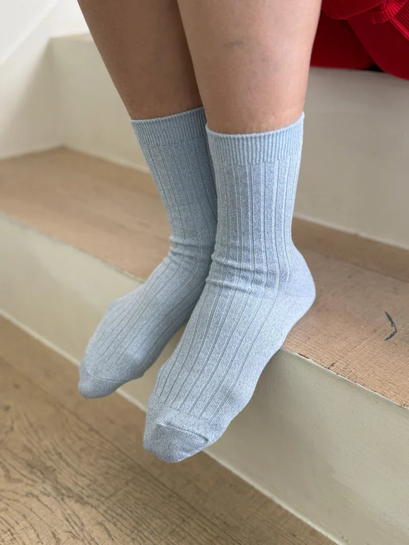 Her Socks in Modal Lurex