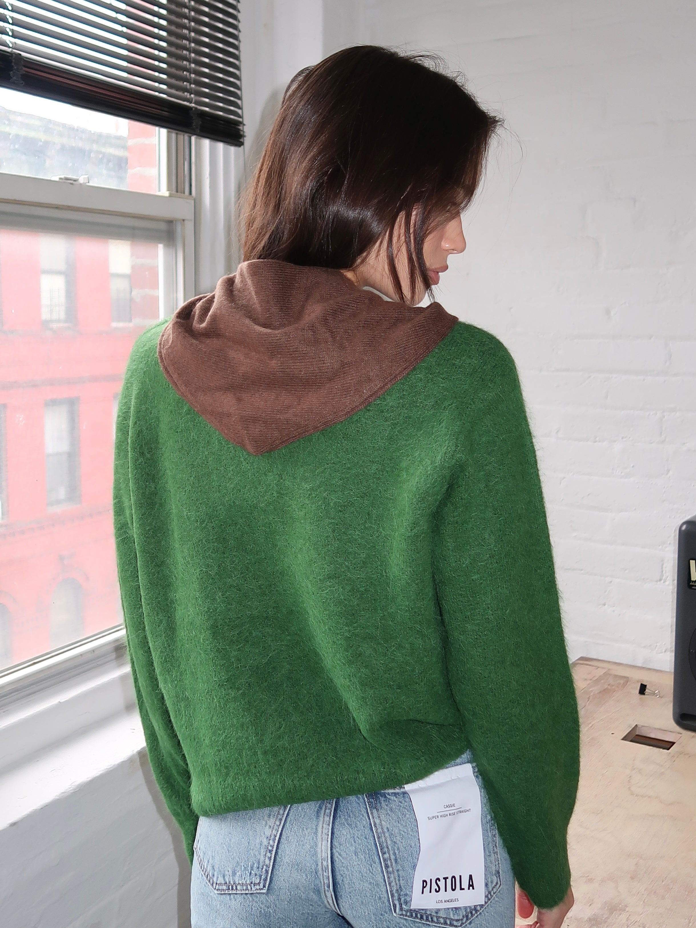 Cashmere Bandana in Mocha