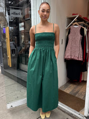 Bianca Dress in Emerald