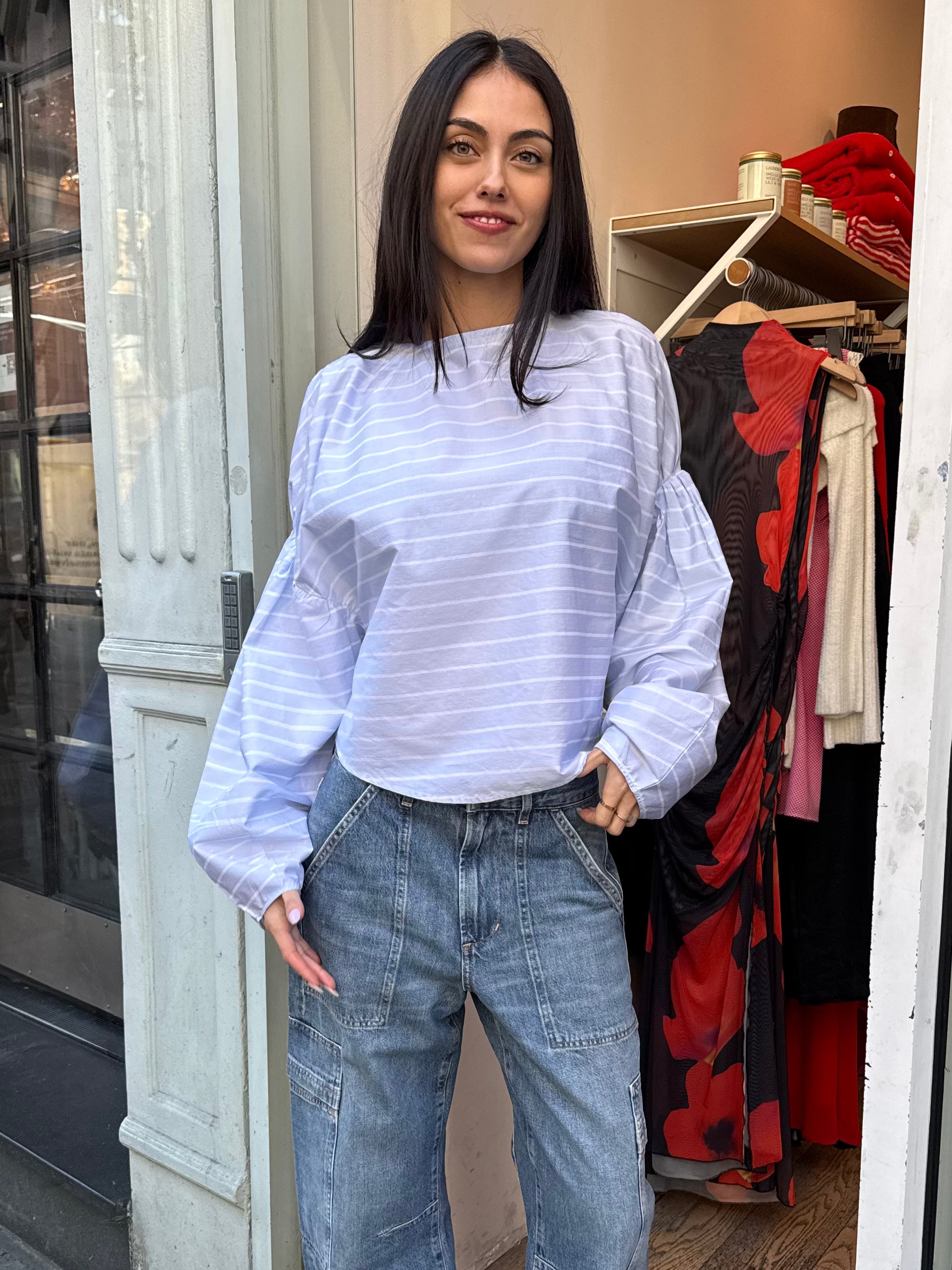 Anika Top in Rhodes Stripe