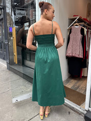 Bianca Dress in Emerald