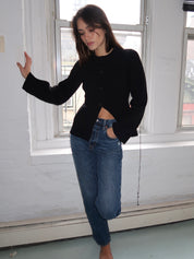 Cassie Super High Rise Straight in Cameo Vintage