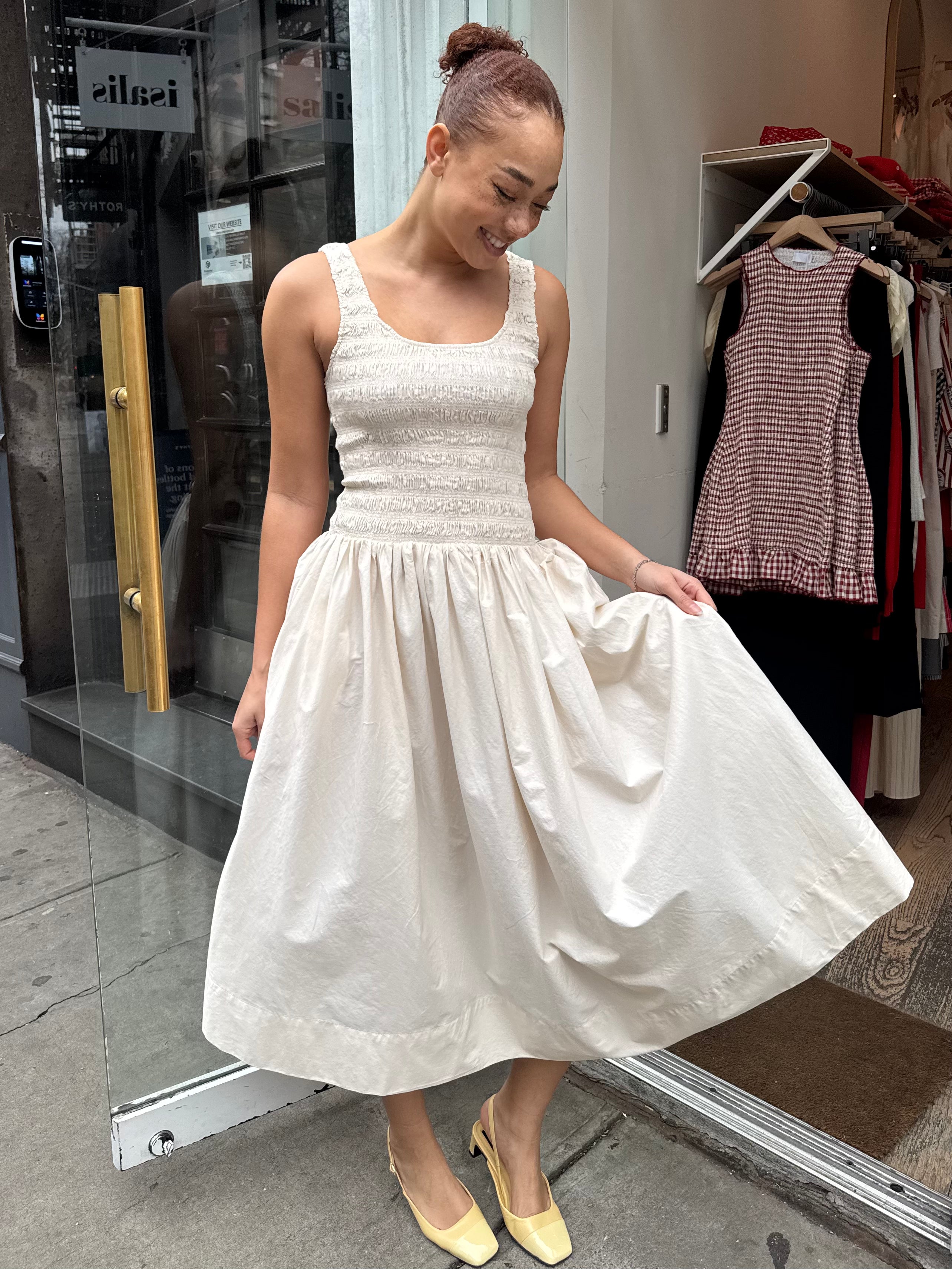 Alessia Dress in Shell