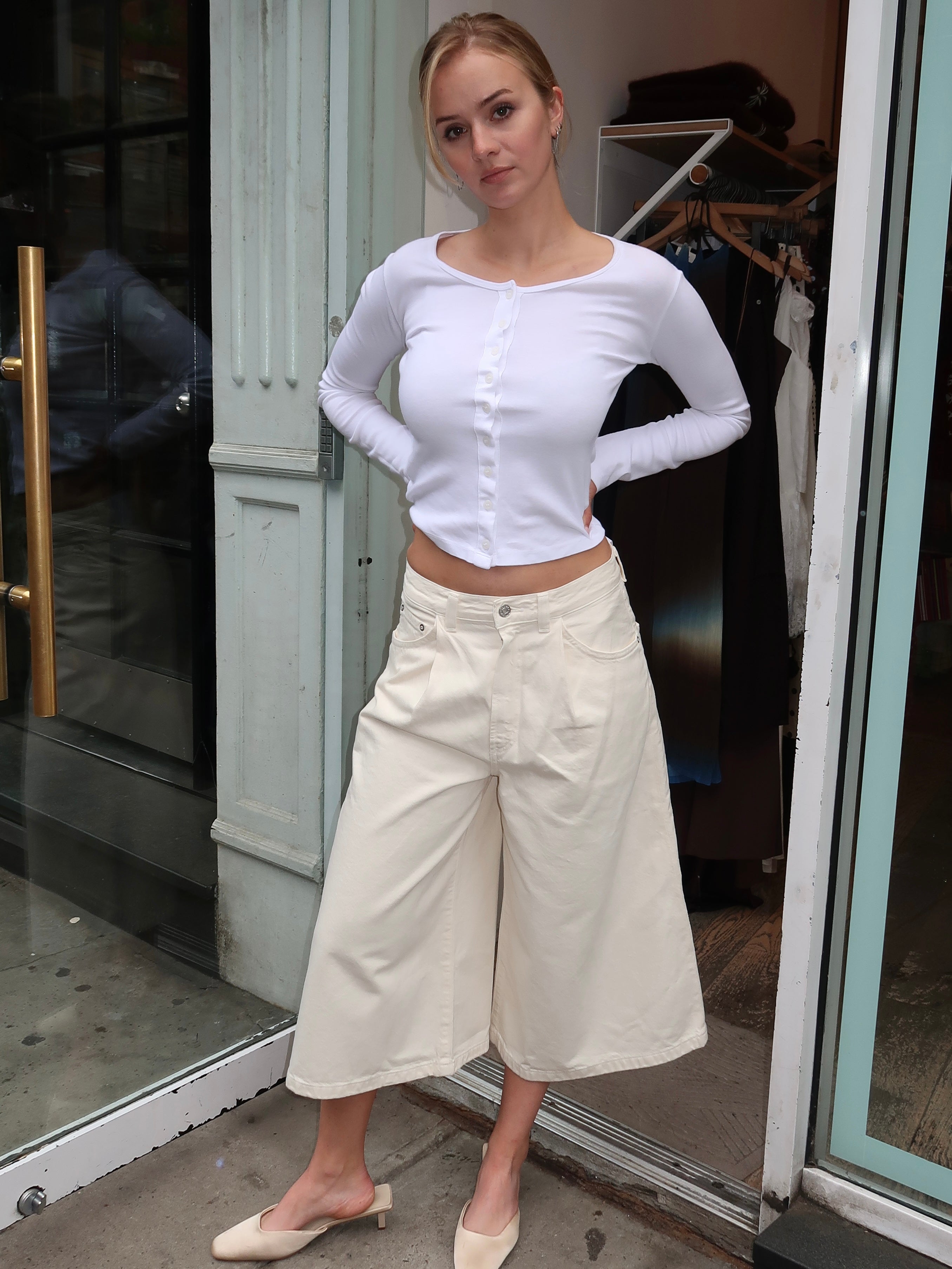 80's Gaucho Short in Solar
