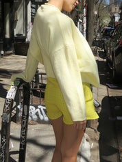 Pisces Button Down Cardigan in Butter