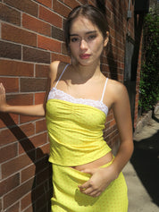 Evelyn Top in Yellow