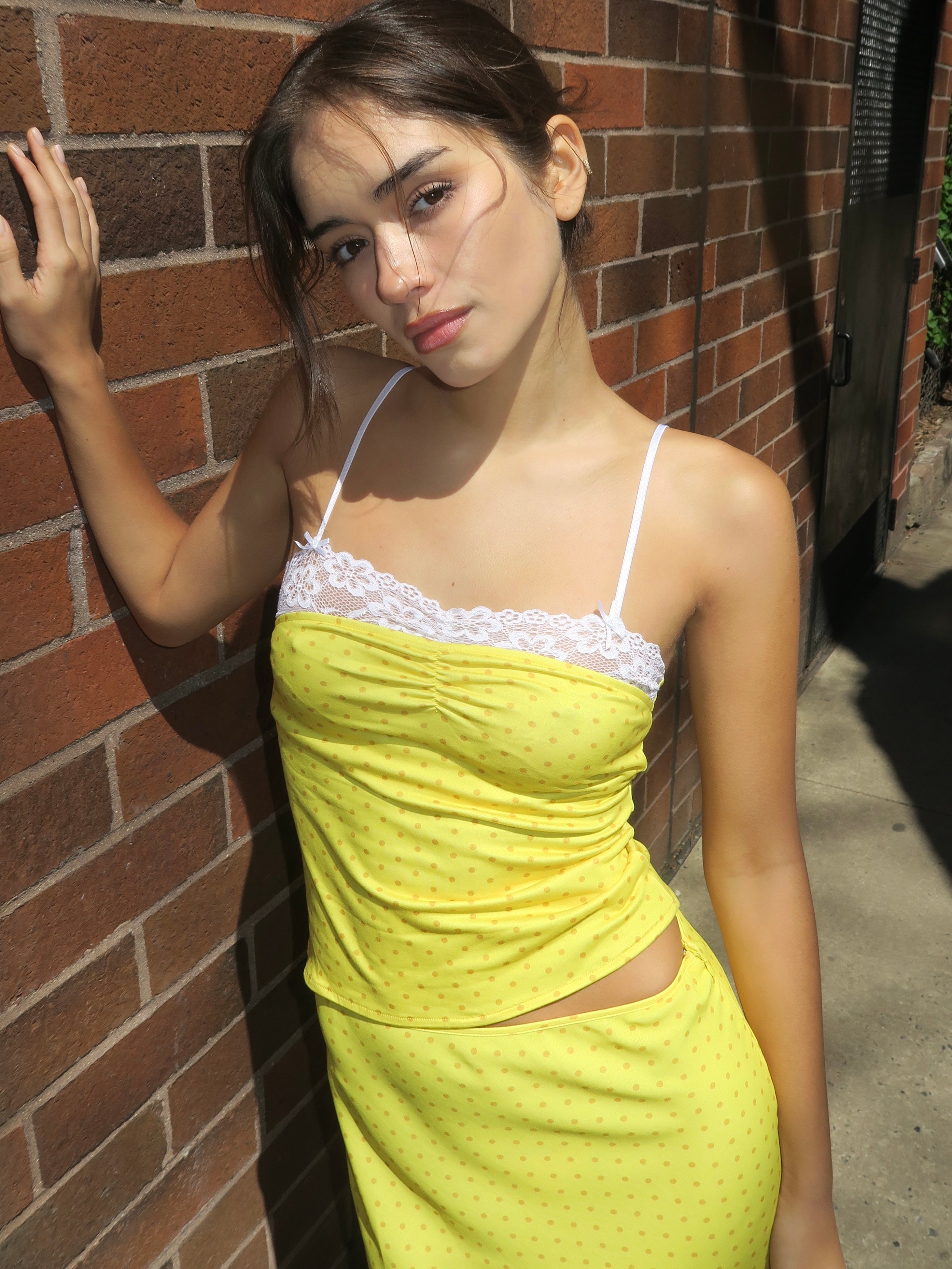 Evelyn Top in Yellow