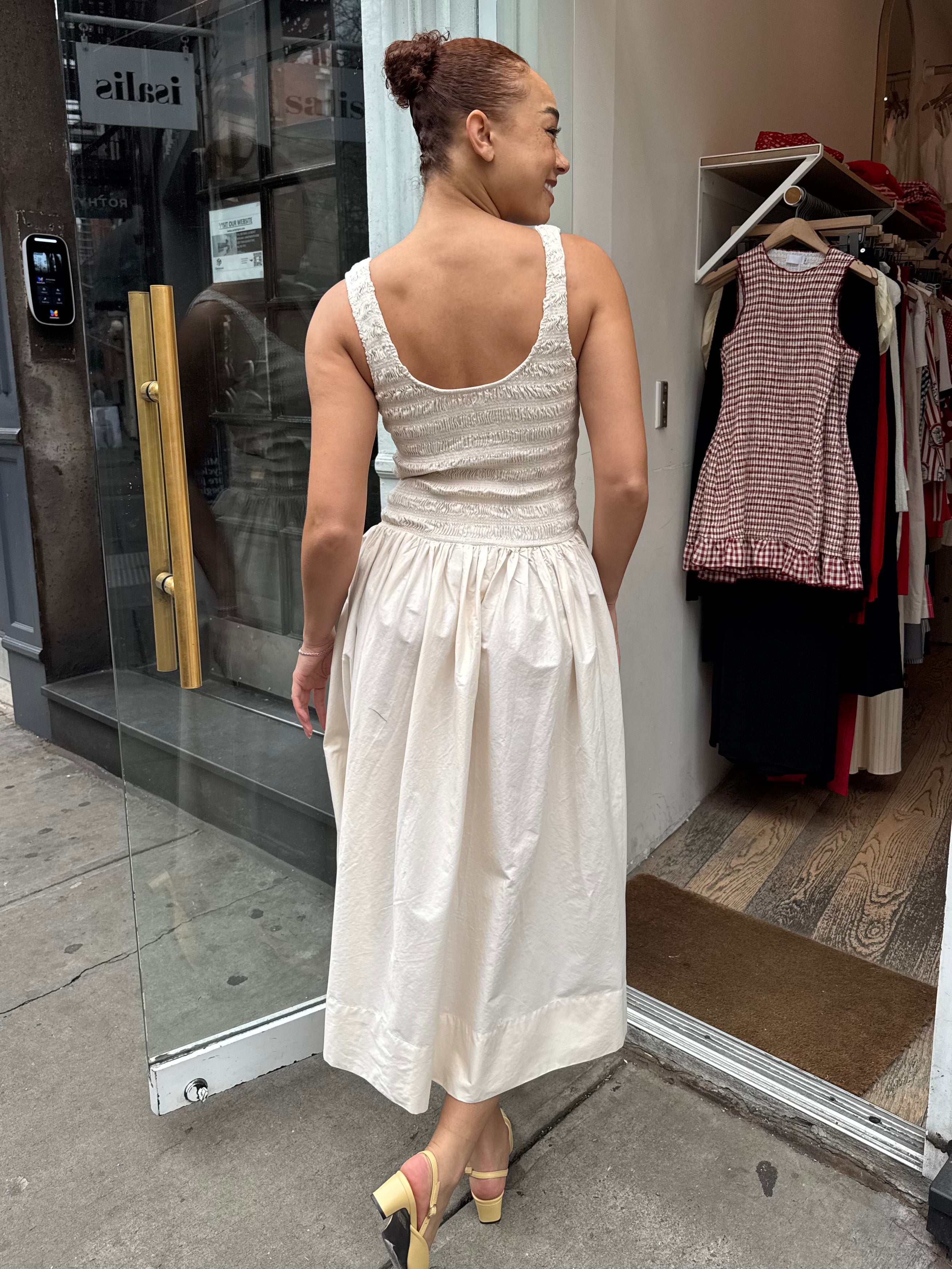 Alessia Dress in Shell
