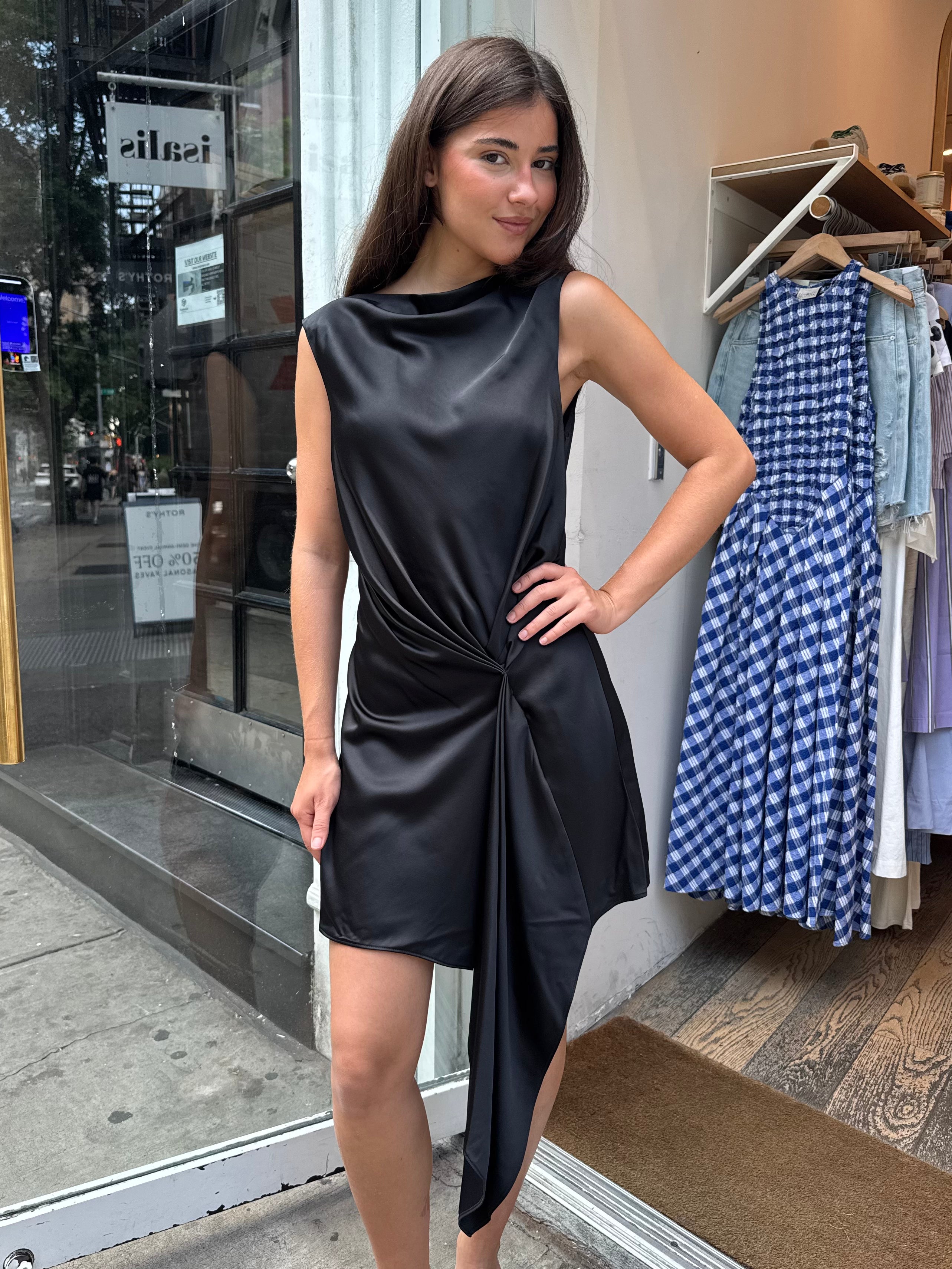 Alyssa Mini Dress in Black
