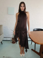 Toni Dress in Brown