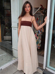 Clove Dress in Coffee
