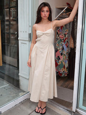 Destene Dress in Shell