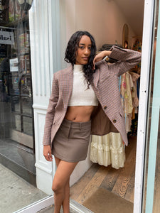 Pauline Blazer in Brown Purple