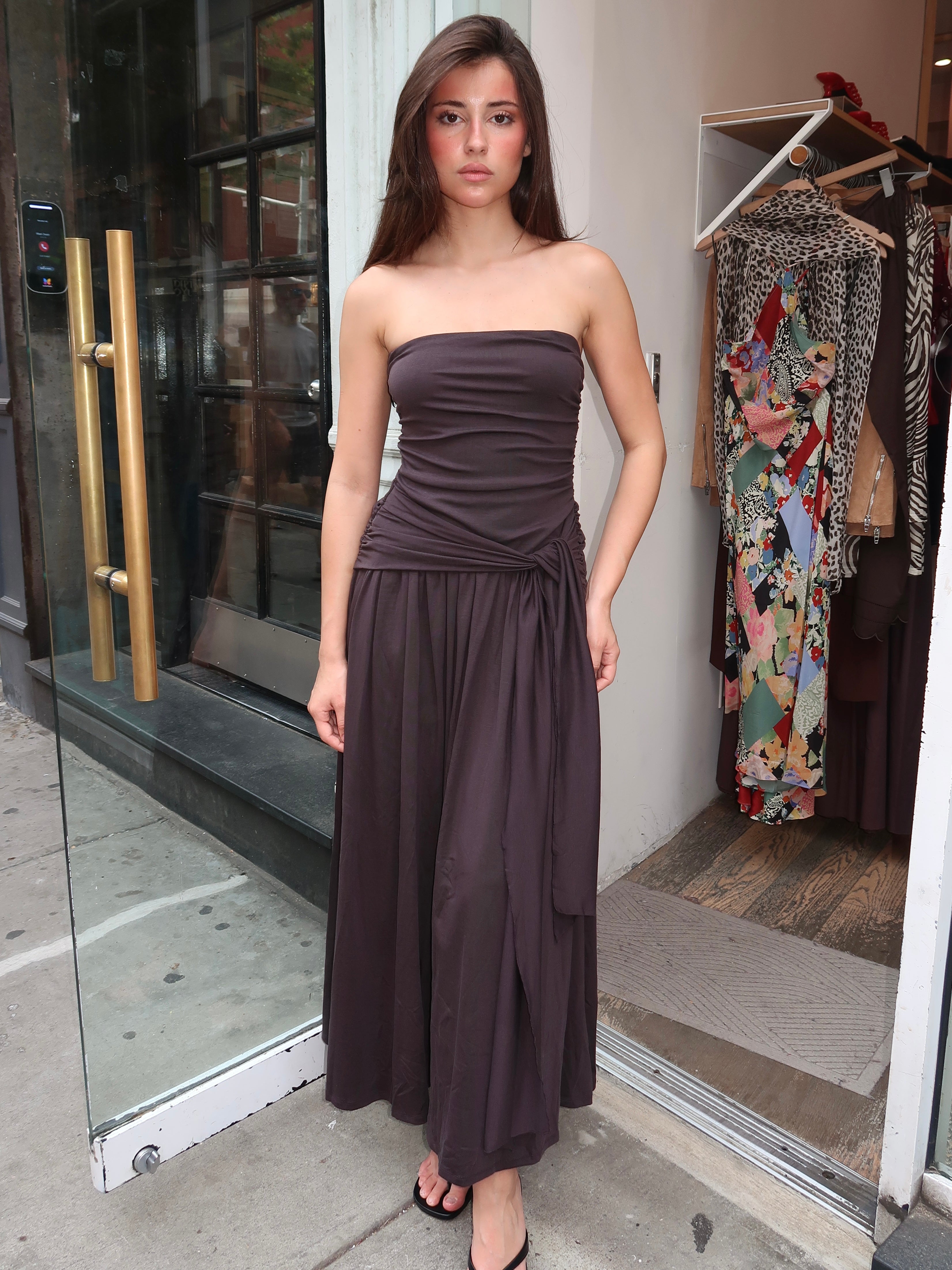 Sevilla Dress in Coal