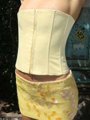 Satin Corset in Cream