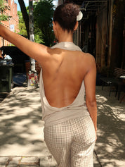 Cleo Top in Beige