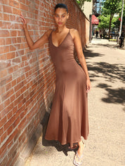 Rumi Dress in Brown