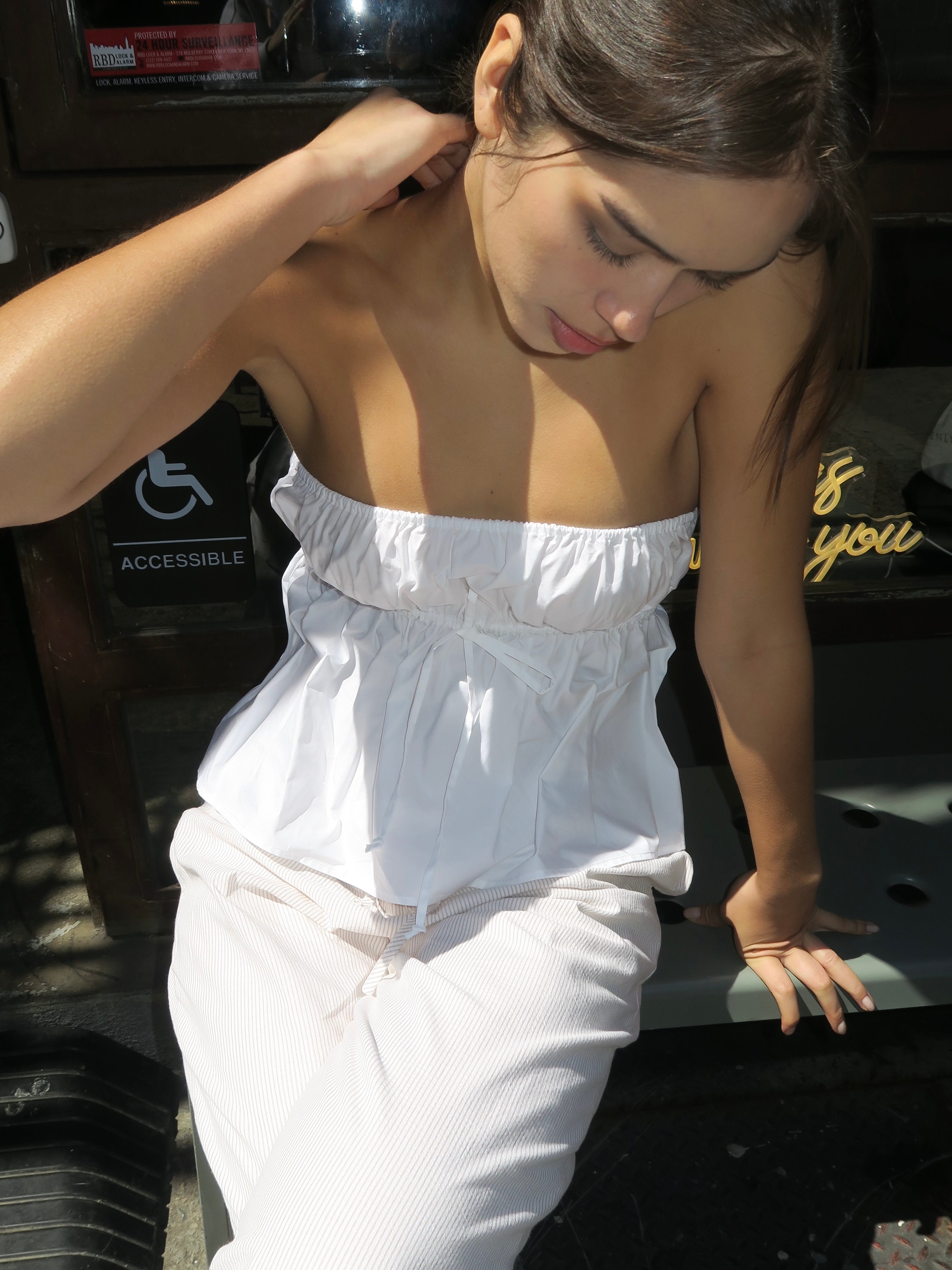 Odessa Tube Top in White