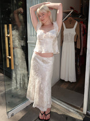 Windey Skirt in Cream