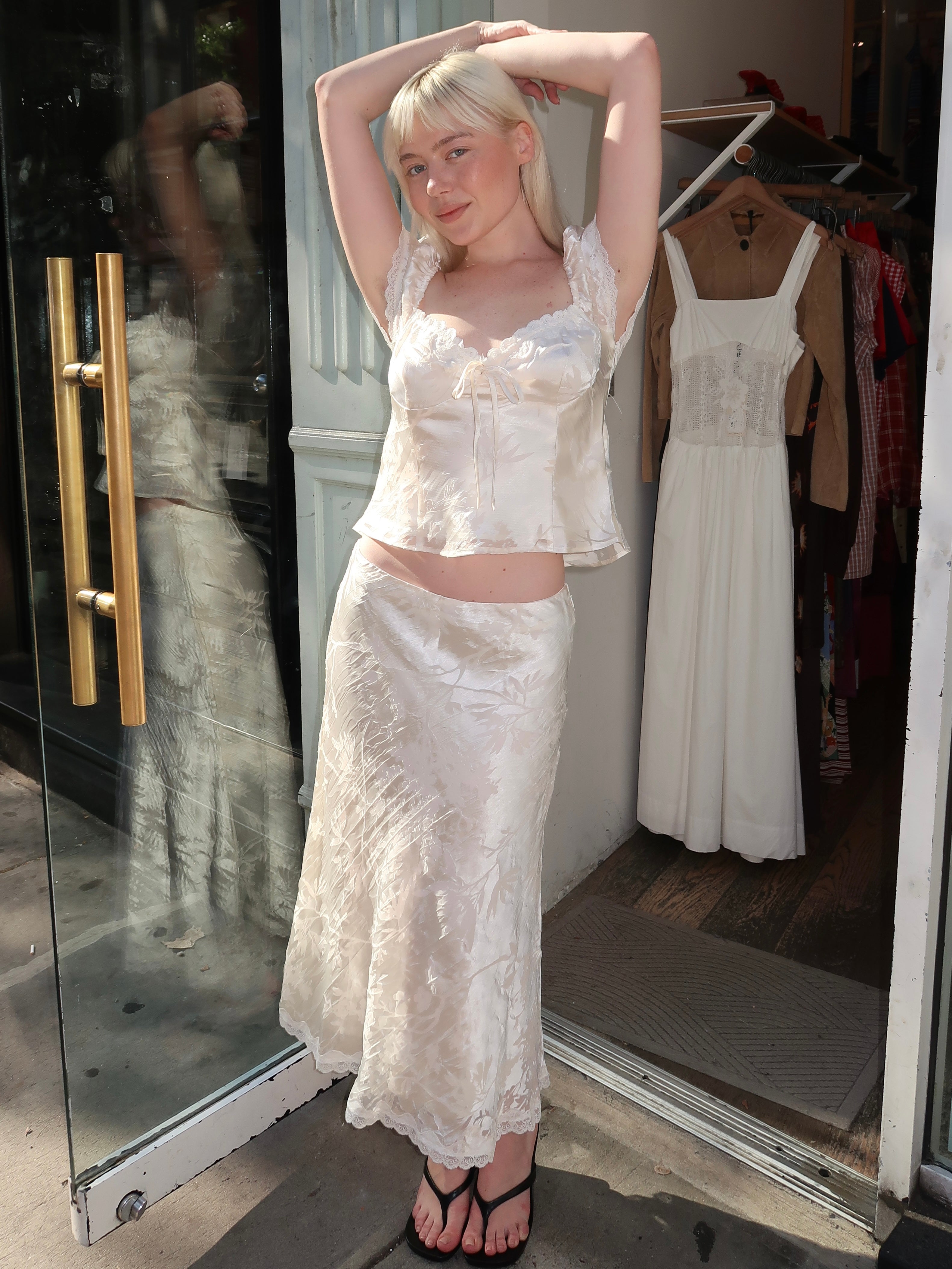 Windey Skirt in Cream