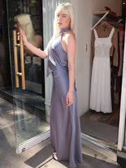 Viridiana Dress In Steel Blue