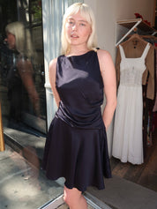 Violet Dress in Navy