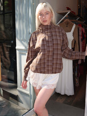 Cooper Jacket in Brown Plaid