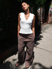 Summer Pant in Brown