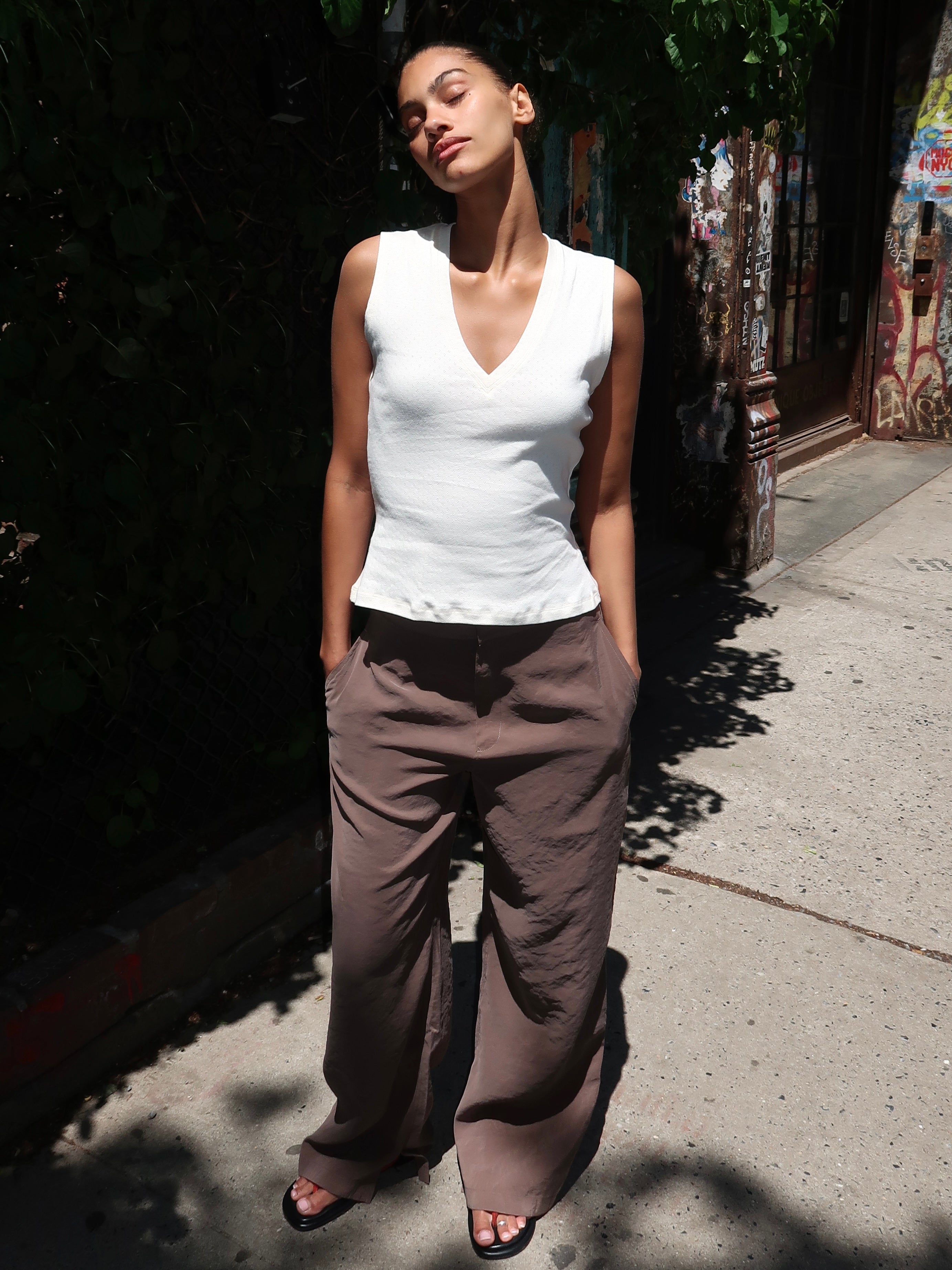 Summer Pant in Brown