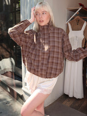 Cooper Jacket in Brown Plaid