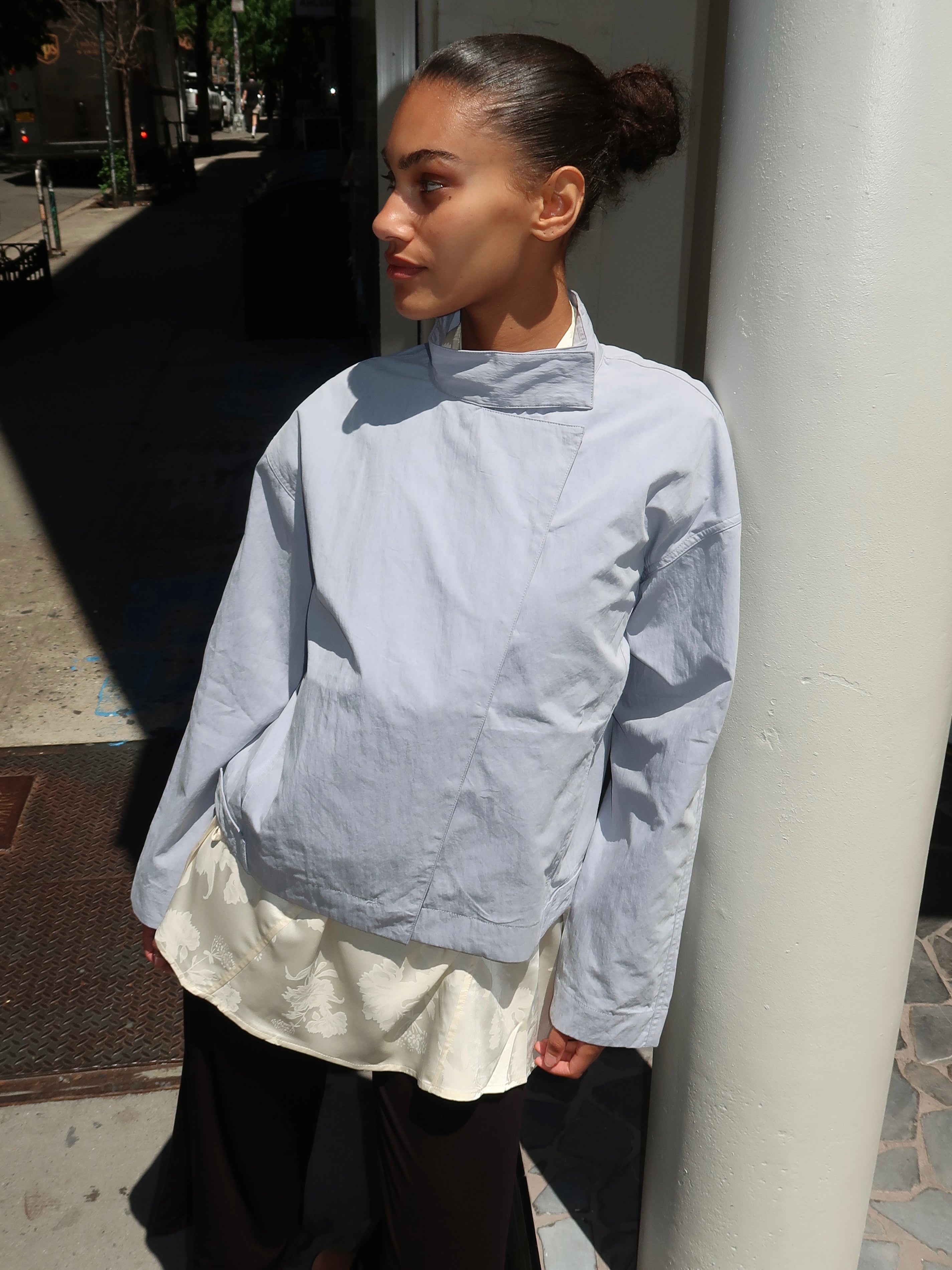 Summer Jacket in Powder Blue