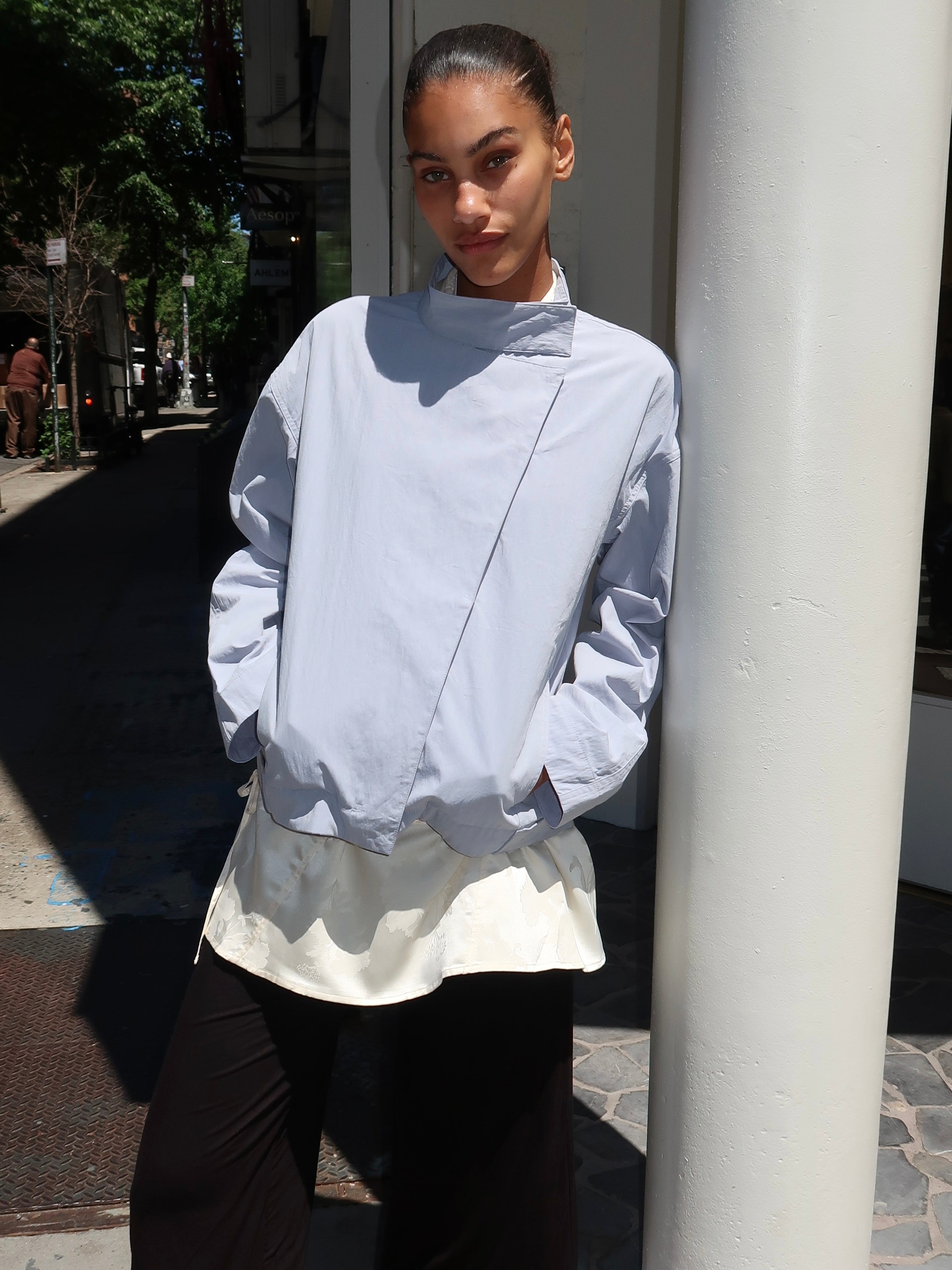 Summer Jacket in Powder Blue