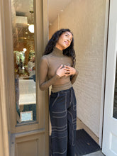 Load image into Gallery viewer, Zuna Mesh Turtleneck in Olive
