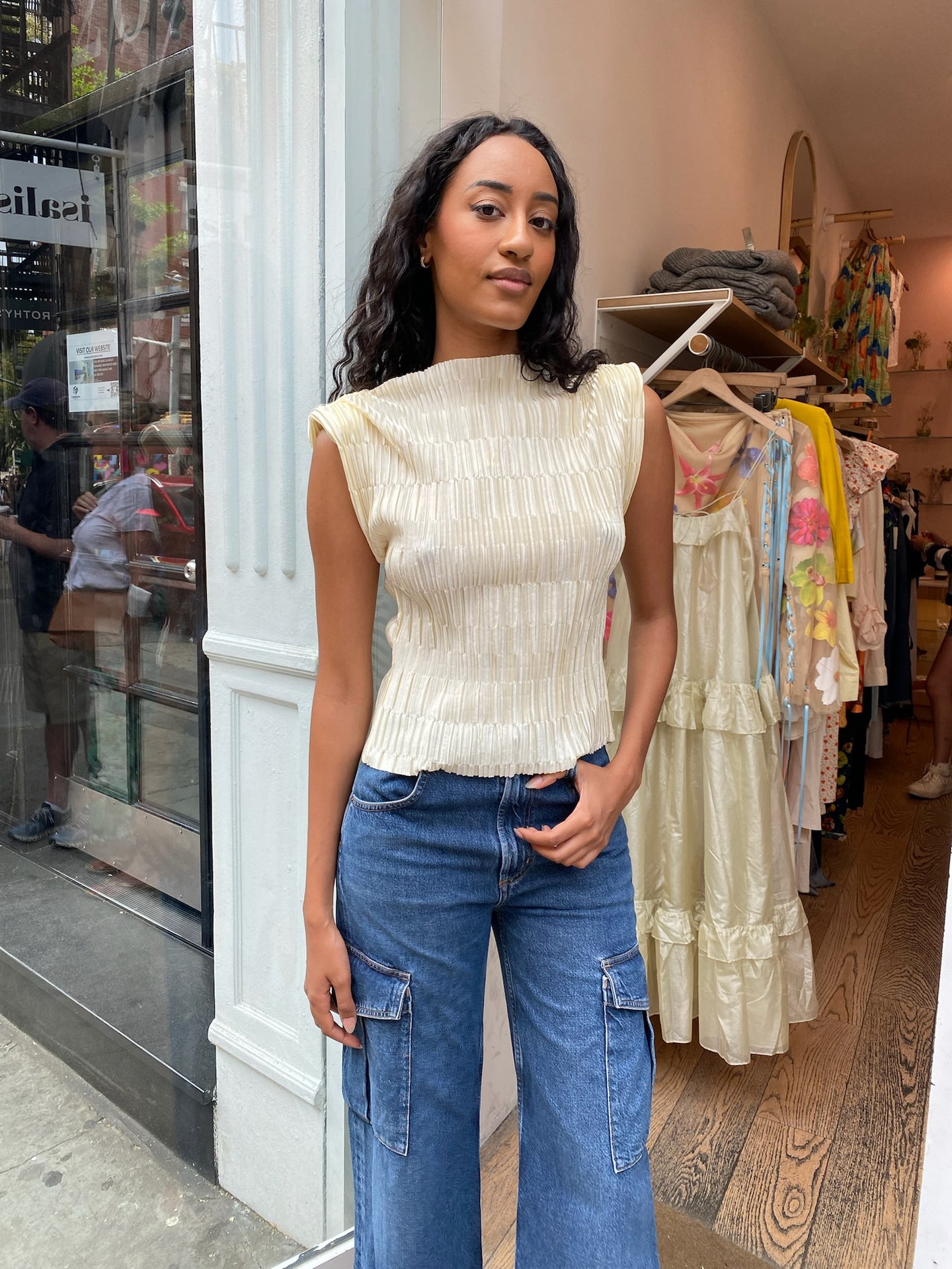 Jorja Top in Cream