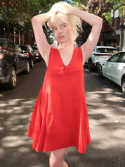 Raven Mini Night Dress in Red