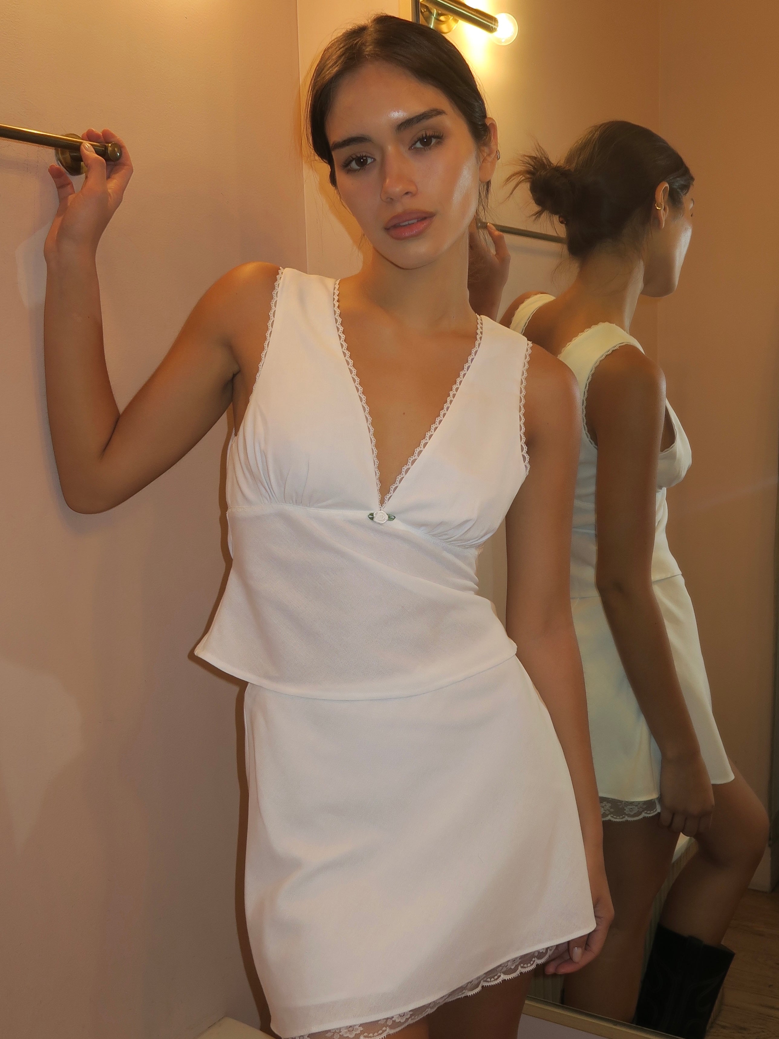 Celia Top in White