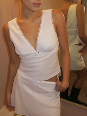 Celia Top in White
