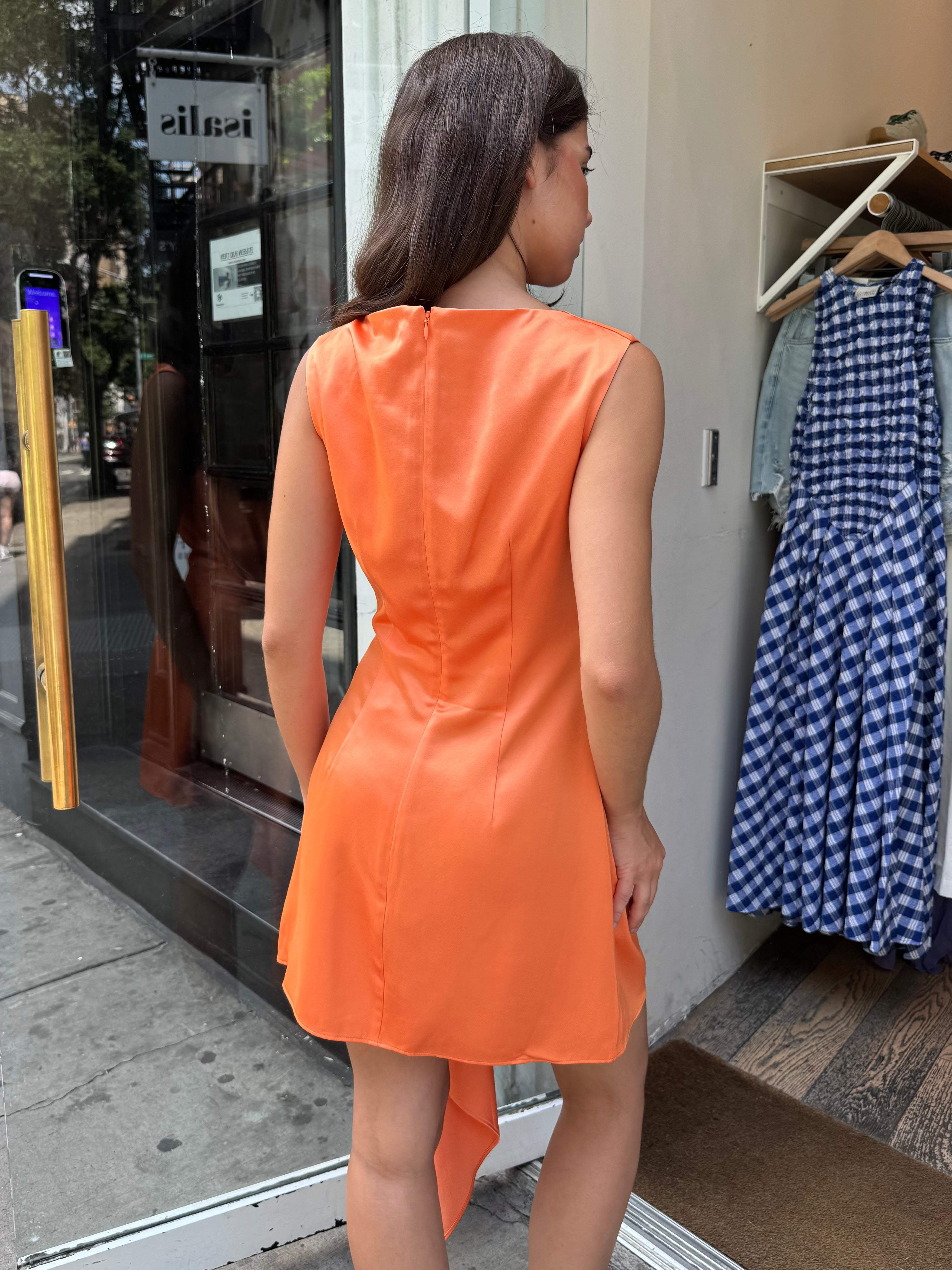Alyssa Mini Dress in Mango
