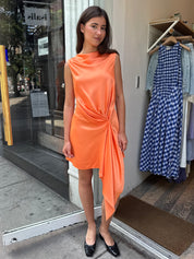 Alyssa Mini Dress in Mango