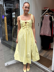Helia Dress in Lemon