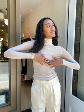 Load image into Gallery viewer, Zuna Mesh Turtleneck in Nude

